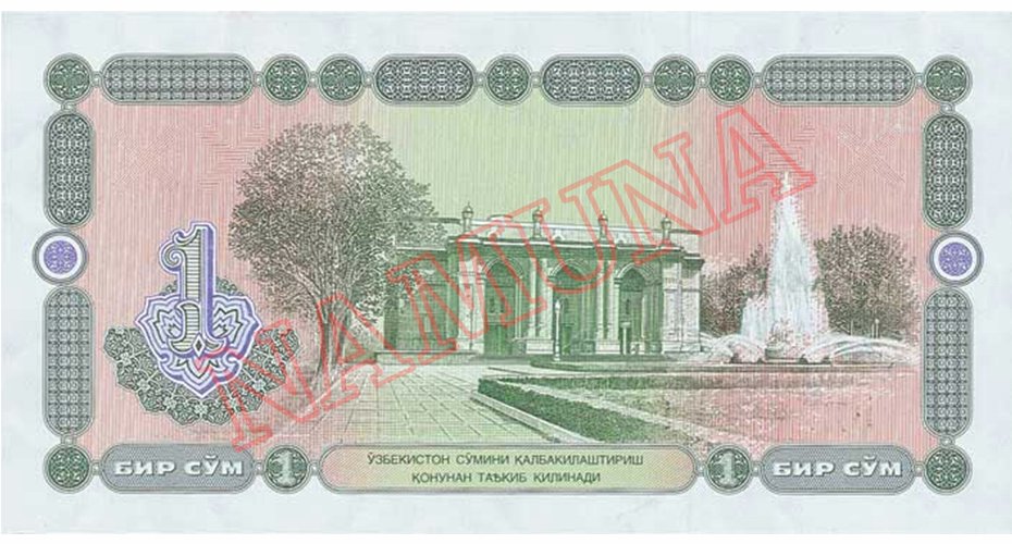 Banknotaning orqa (teskari) tomoni